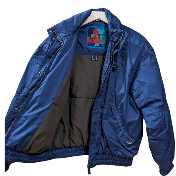 Vintage Killy Women's Navy Blue Ski Snow Winter Jacket Size 10 100% Polyester - Picture 5 of 10